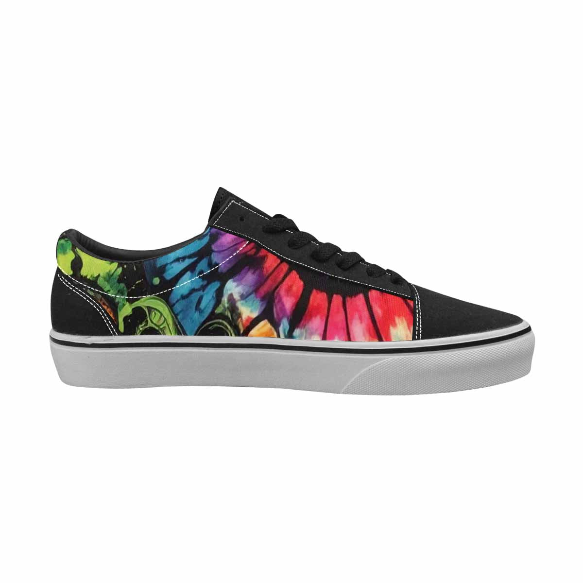 WOMEN'S Tie Lace-Up Canvas Dark Academia Sneakers