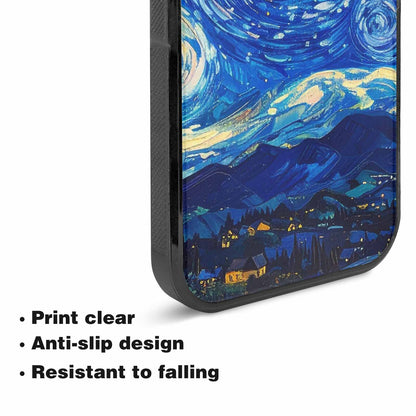 iPhone 15 Plus Case — Starry Night Van Gogh Paint Art, Custom Made Phone Cover