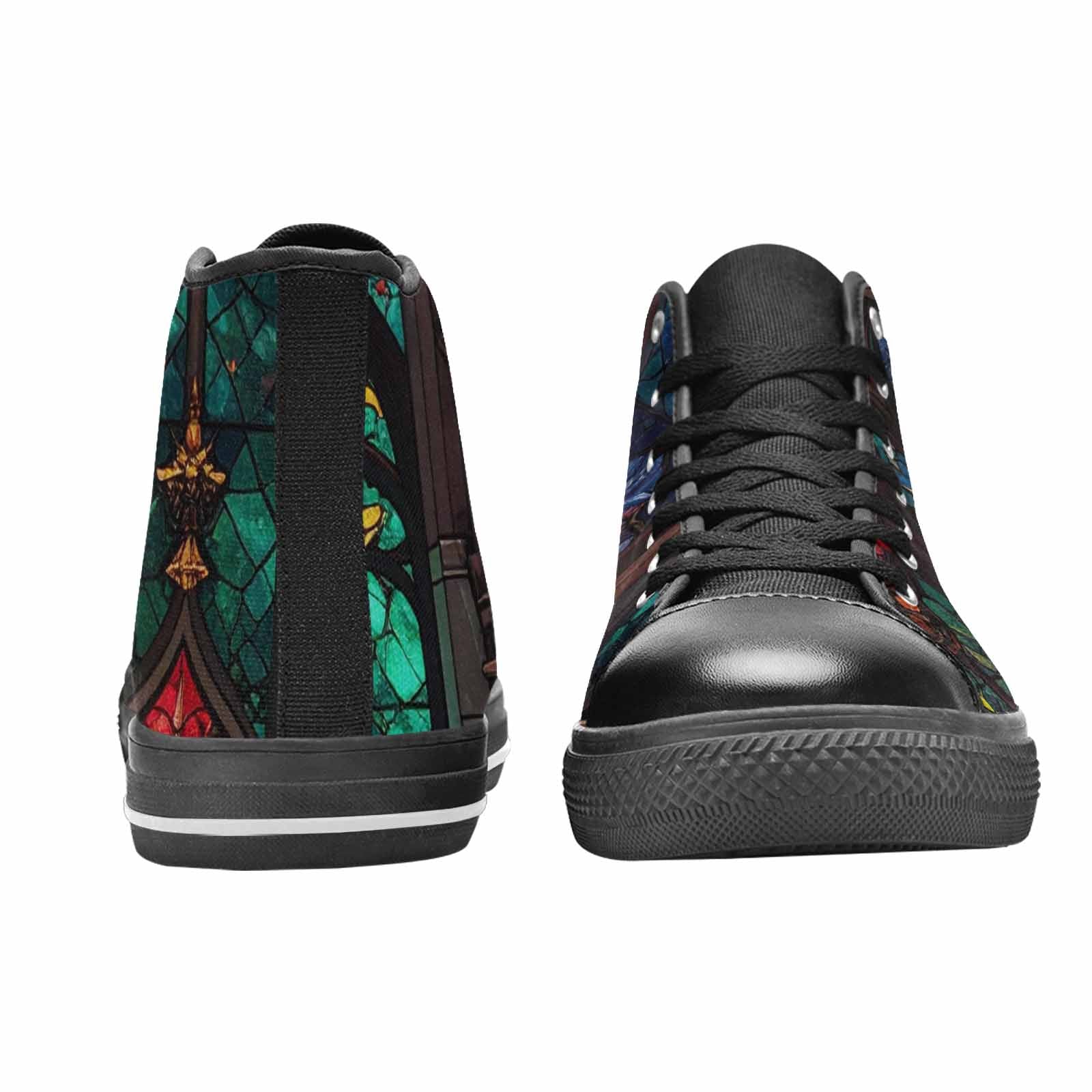 MEN'S Stained Glass Cathedral High Top Canvas Dreamcore Sneakers