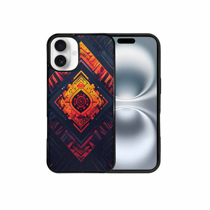 iPhone 16 Plus Case — Wild Tribal Ripple, Personalized Phone Case