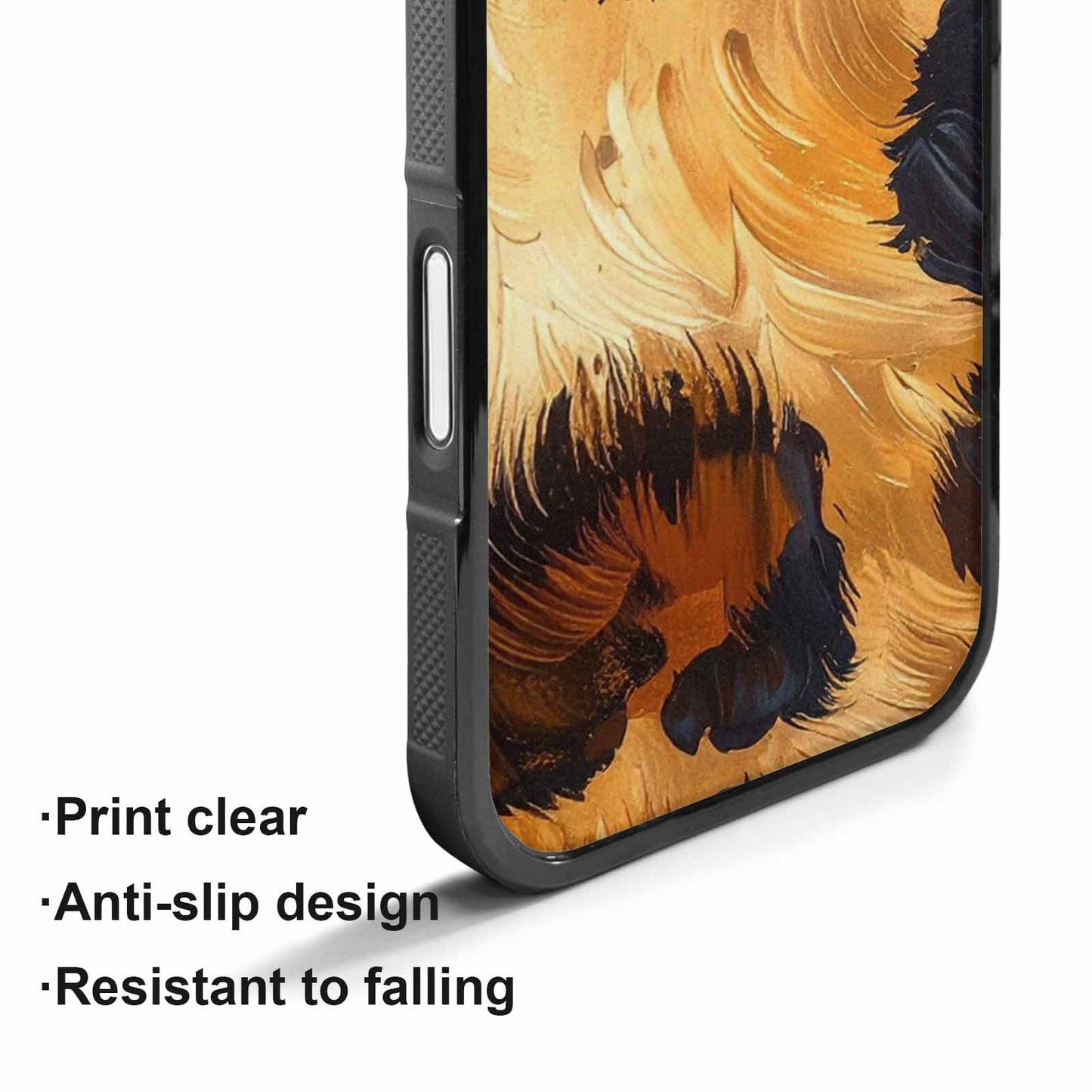 iPhone 17 Case — Leopard Soft Airbrush Gradient Animal Print, Custom Art Phone Cover