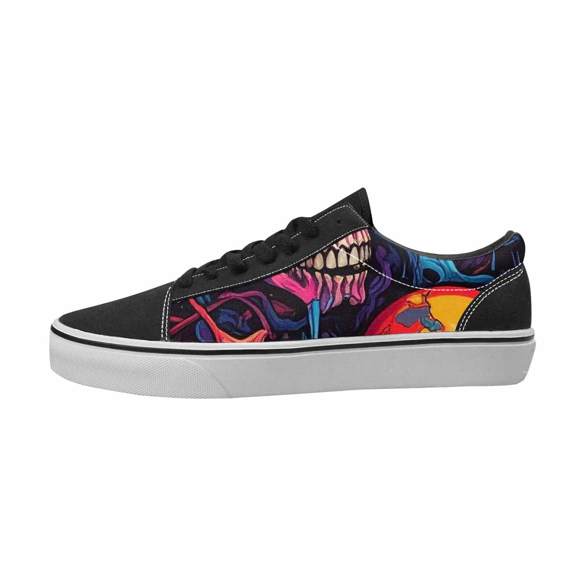 WOMEN'S Camo Canvas Artist-designed Dreamcore Custom Canvas Shoes