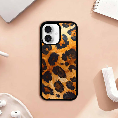 iPhone 17 Case — Leopard Soft Airbrush Gradient Animal Print, Custom Phone Case