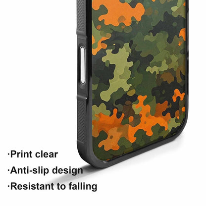 iPhone 17 Case — Small Military Camouflage Blotch Camo, Custom Made Phone Cover