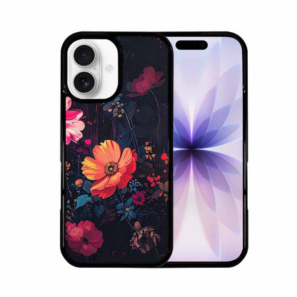 iPhone 17 Case — Shadowy Glitch Floral Pattern Floral, Custom Designed Case Cover