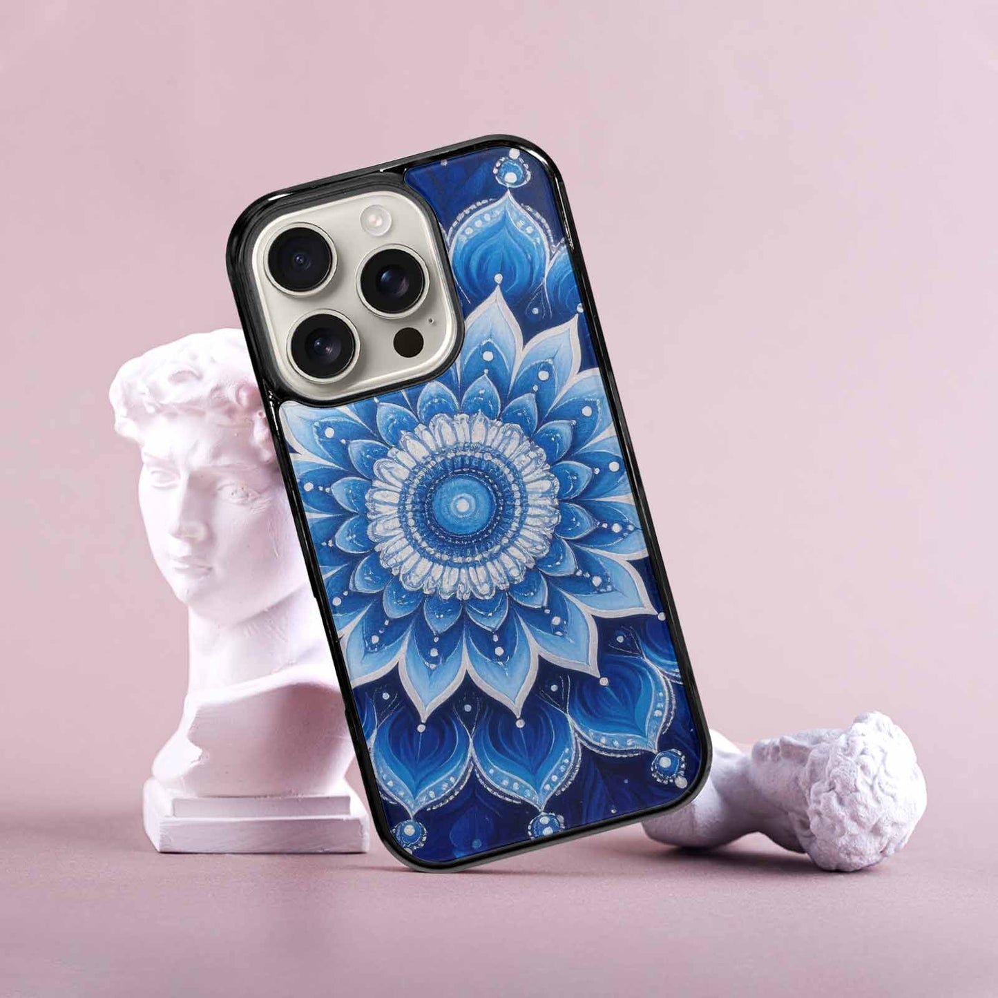 iPhone 16 Pro Case — Mandala Bohemian Print Edge To Edge, Custom Made Phone Cover