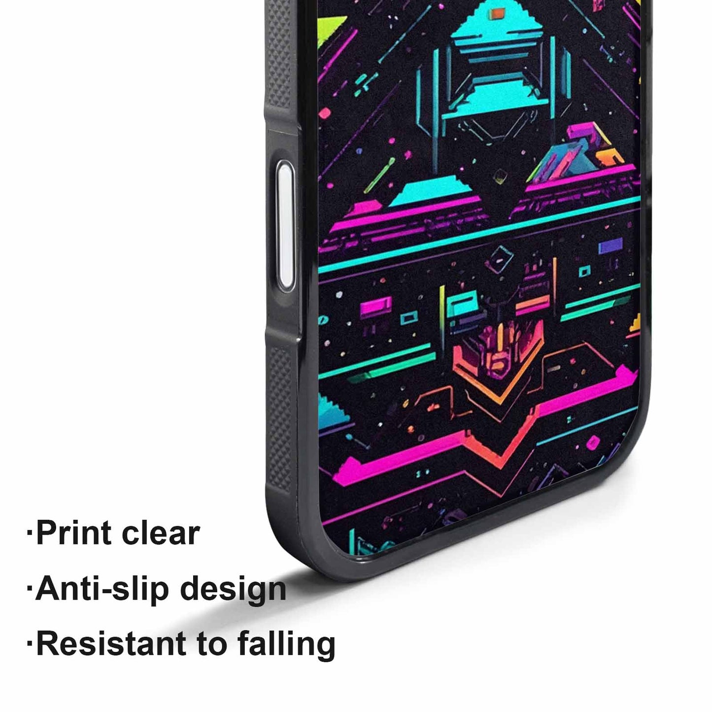iPhone 17 Air Case — Retro Pixel Art Pattern Bit Retro, Custom Phone Case