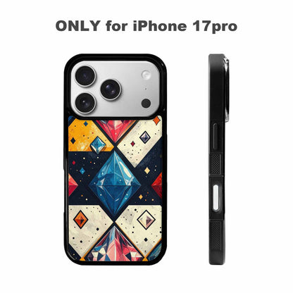 iPhone 17 Pro Case — Vintage Summer Diamond Retro Vintage, Original Design Phone Case