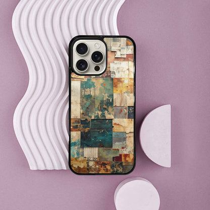 iPhone 16 Pro Max Case — Distressed Grunge Texture Pattern Hundreds Of, Custom Art Phone Cover