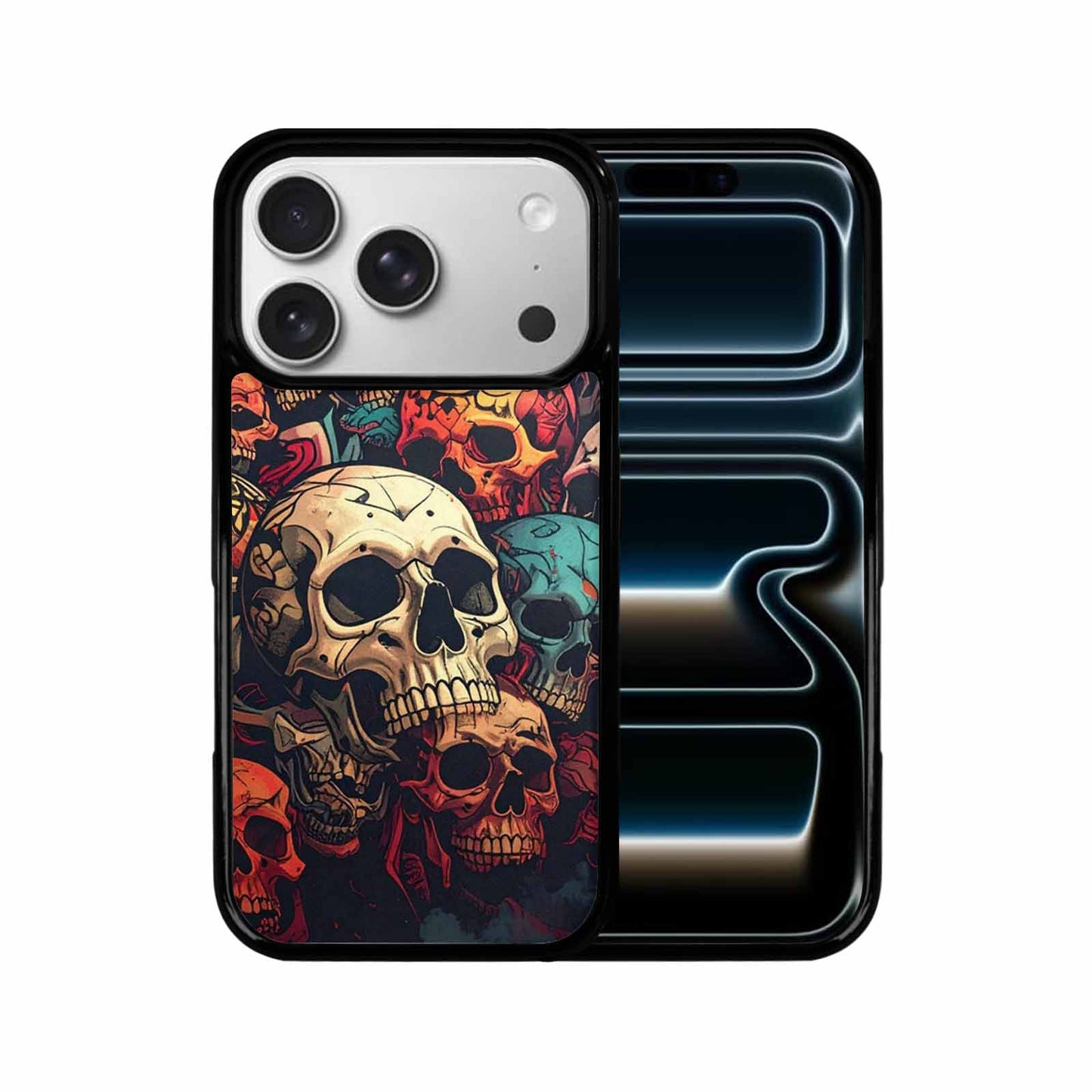 iPhone 17 Pro Case — Skull Dark Art Gothic Print Gothic, Custom Print Case Cover