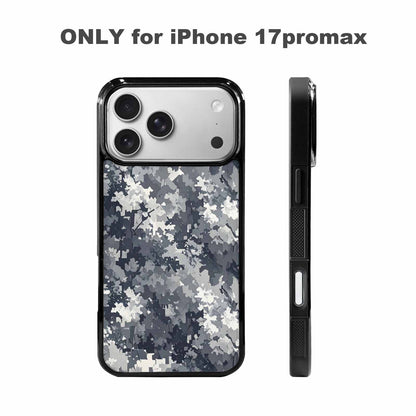 iPhone 17 Pro Max Case — Small Military Camouflage Blotch Camo, Customized Protective Case