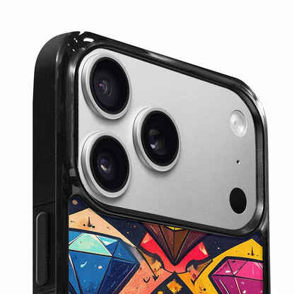 iPhone 17 Pro Max Case — Vintage Summer Diamond Retro Vintage, Custom Print Case Cover