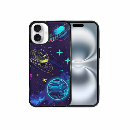 iPhone 16 Plus Case — Space Galaxy Astronaut, Custom Printed Phone Case
