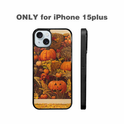 iPhone 15 Plus Case — Autumn Pumpkin Patch Autumn Pumpkin Patch, Unique Phone Case Design