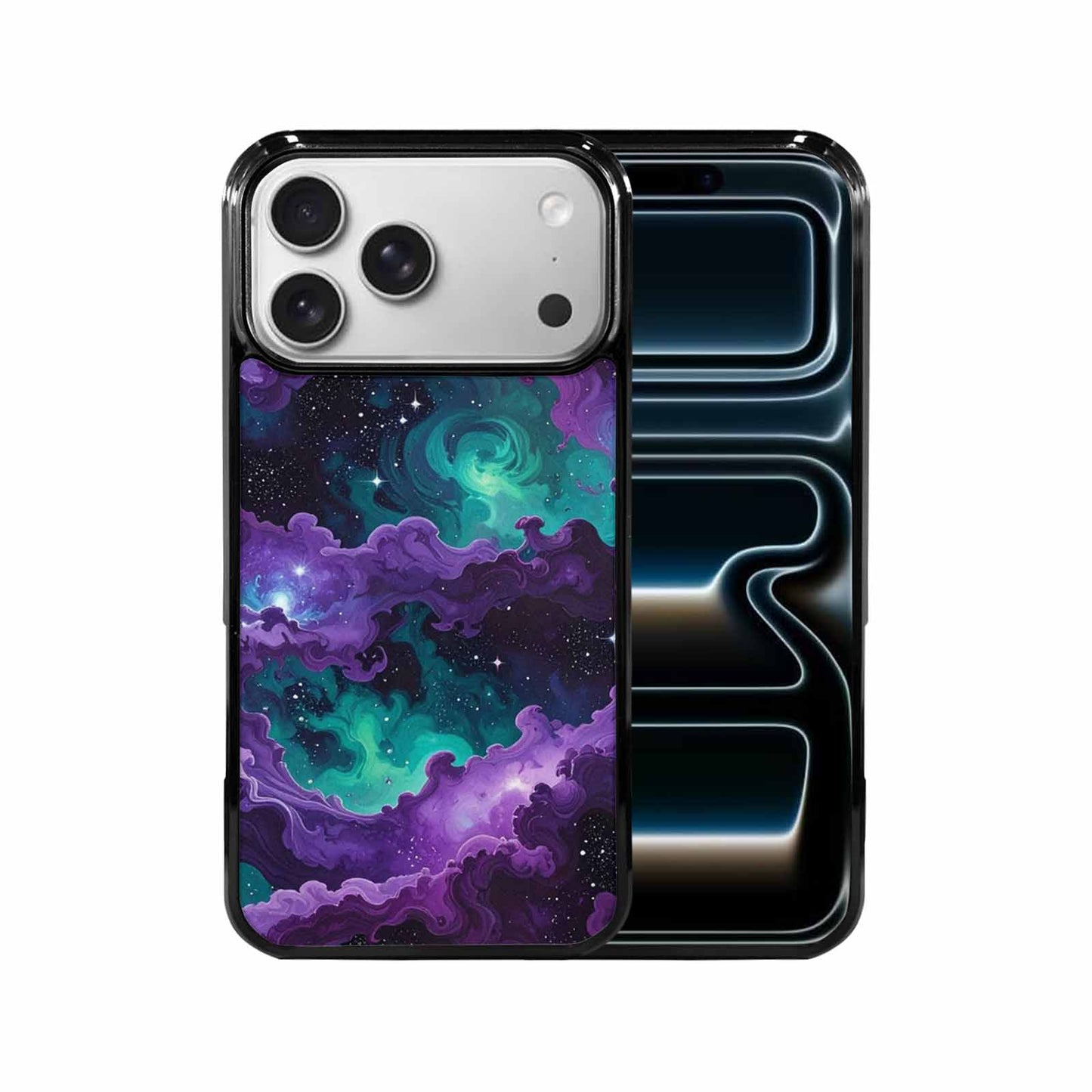 iPhone 17 Pro Max Case — Seamless Tileable Pattern Of Galaxy Space, Original Design Phone Case