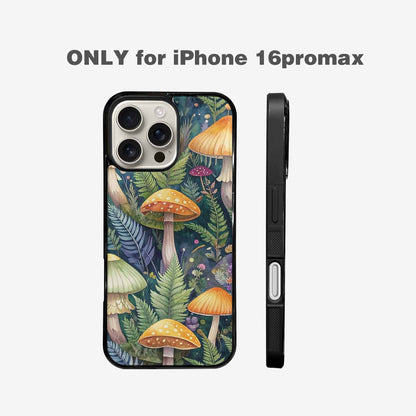 iPhone 16 Pro Max Case — Mushrooms Botanicalmushrooms P, Customized Protective Case