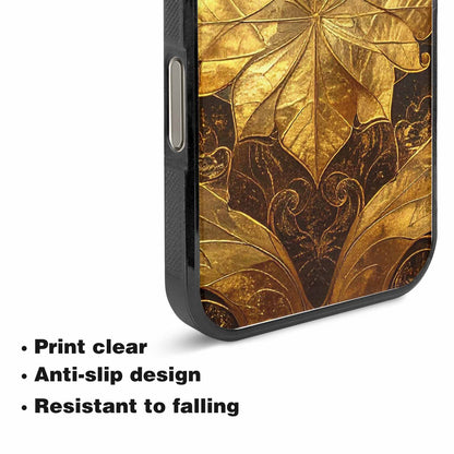 iPhone 15 Pro Max Case — Klimt Gold Leaf Artwork Pattern, Original Design Phone Case