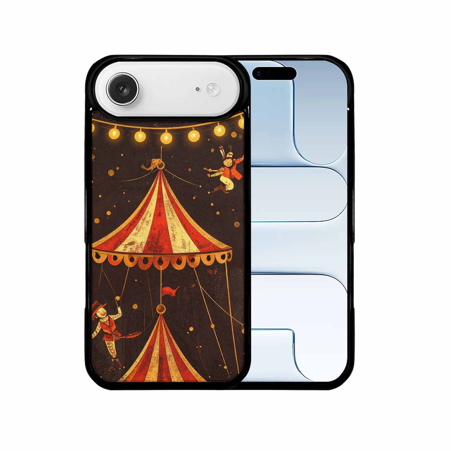 iPhone 17 Air Case — Vintage Circus Art Pattern Retro Vintage, Custom Made Phone Cover