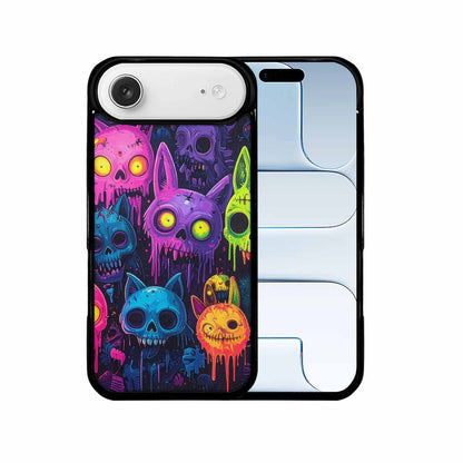 iPhone 17 Air Case — Mixed Toxic Glow Creature Pattern Cartoon, Custom Designed Case Cover