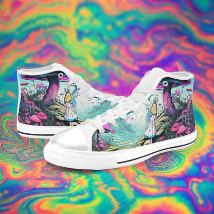 Phoenix Orange Black Wearable Bold Art - Freaky Shoes