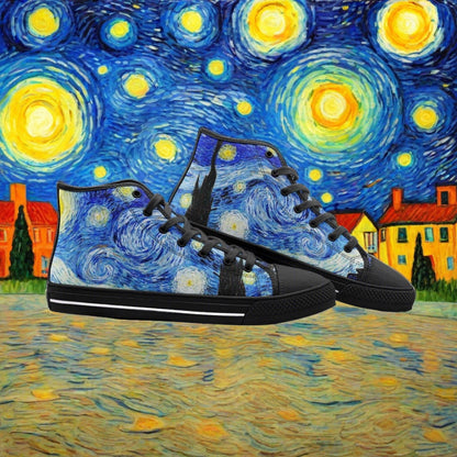 Viking Teal Gold Wearable Bold Art - Freaky Shoes | Custom Art Sneakers