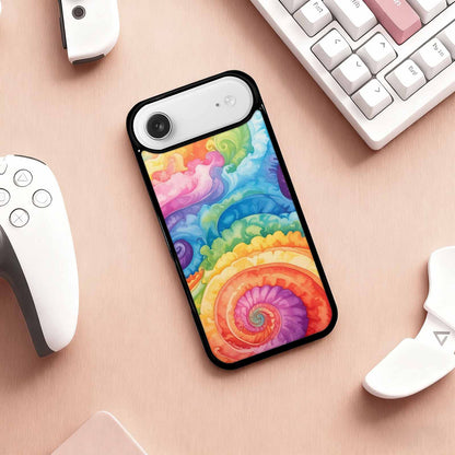 iPhone 17 Air Case — Tie Dye Swirls Tie Dye Tie, Unique Phone Case Design