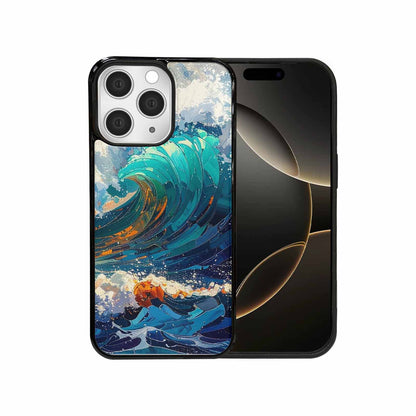 iPhone 15 Pro Max Case — Wave Crest Splash Wave Crest Splash, Custom Print Case Cover