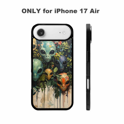 iPhone 17 Air Case — Aliens Pattern Hundreds Of Sma Alien, Custom Phone Case