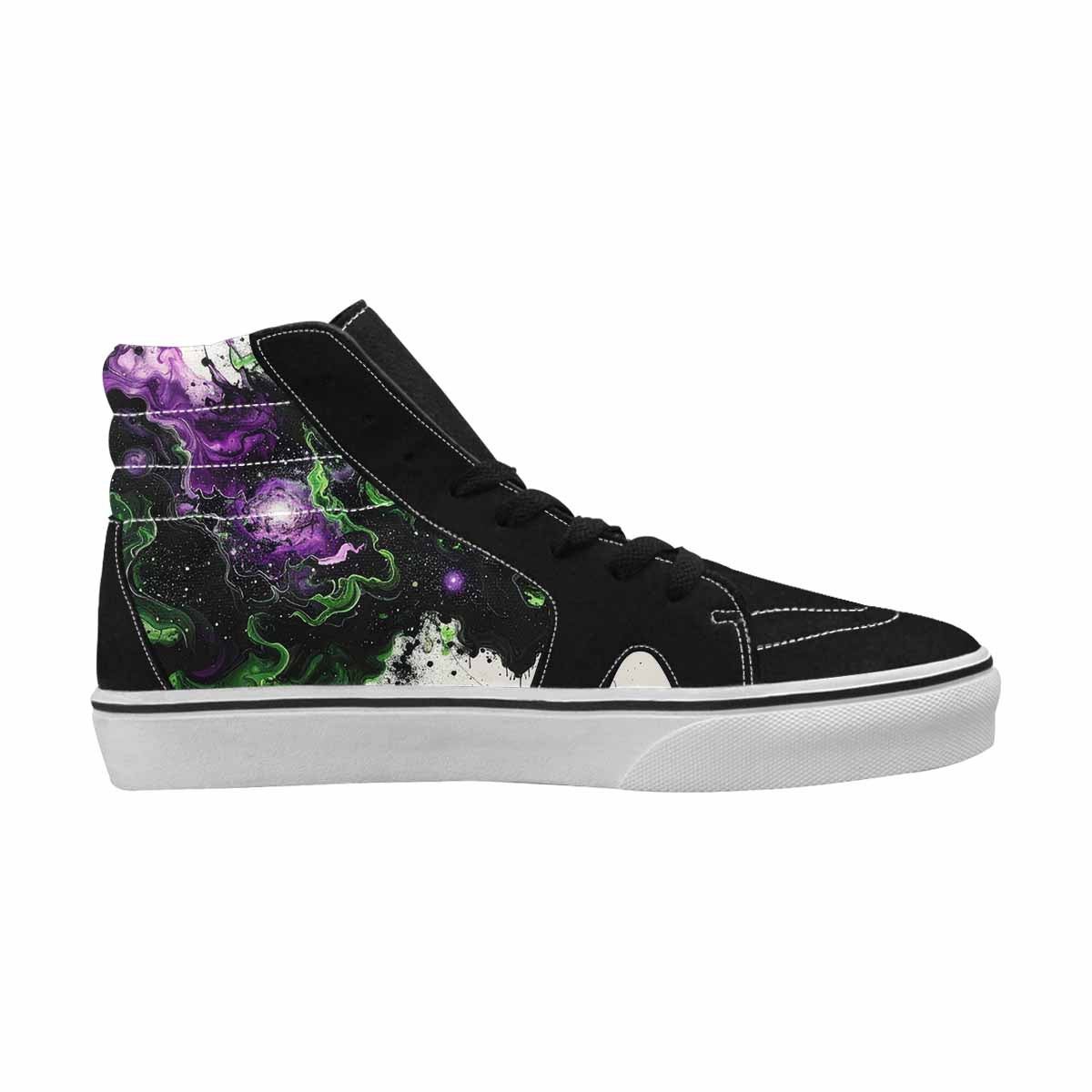MEN'S Galaxy Nebula High Top Canvas Wallpaper Art Custom Sneakers