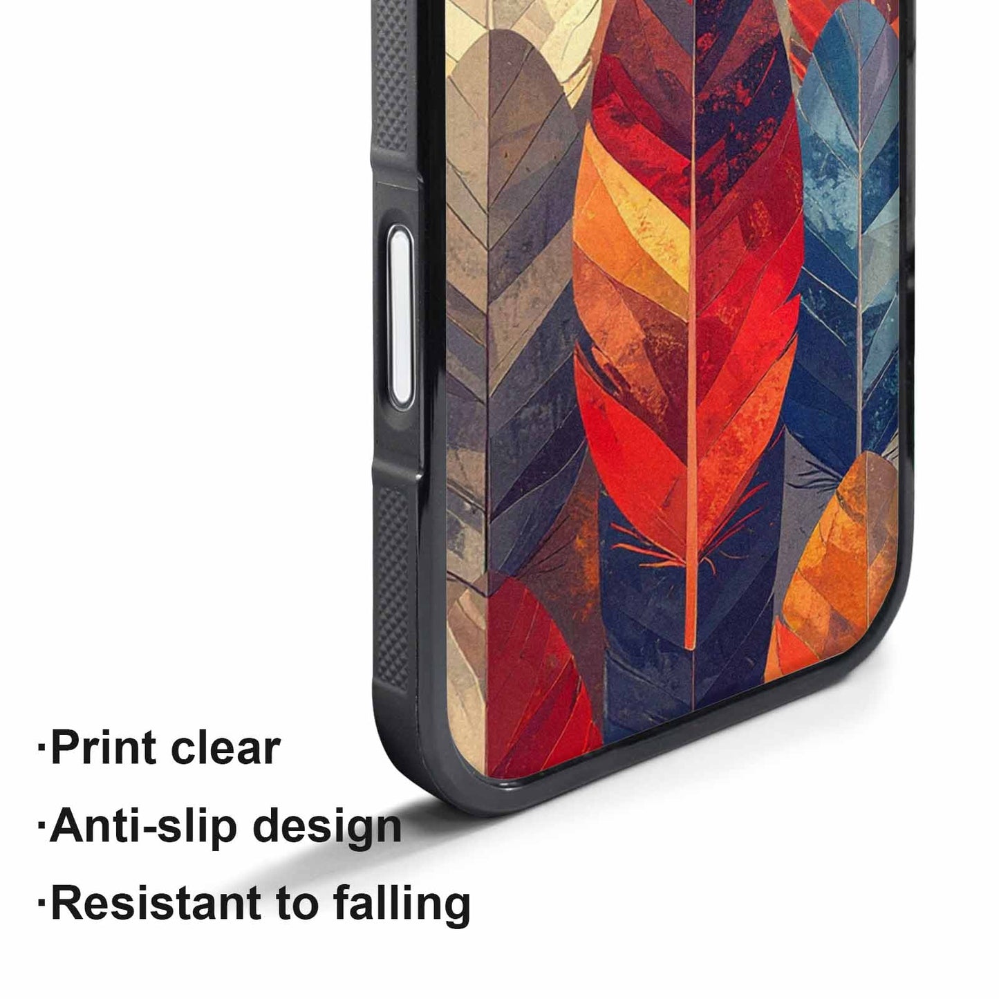 iPhone 17 Air Case — Retro New Year Feather Retro Vintage, Custom Phone Case
