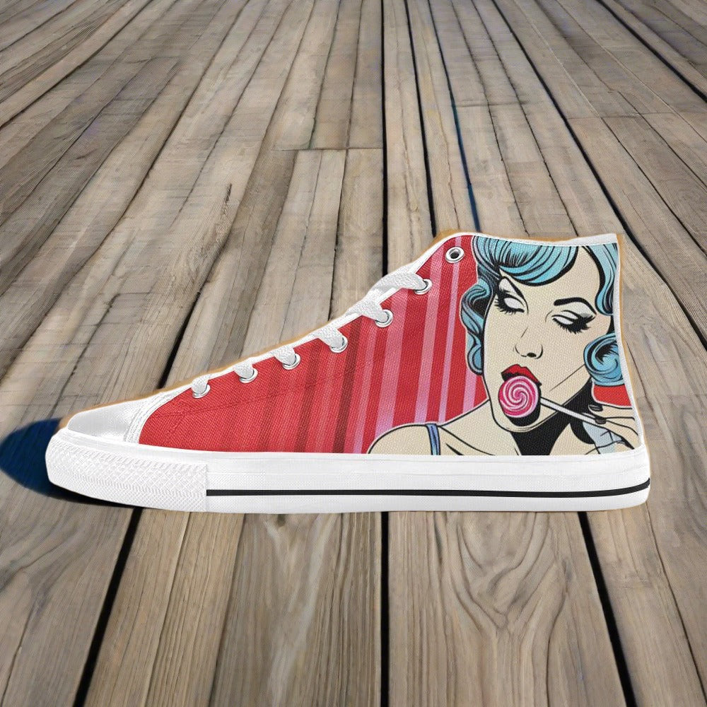 Wolf Dark Cosmic Custom Bold Art - Freaky Shoes