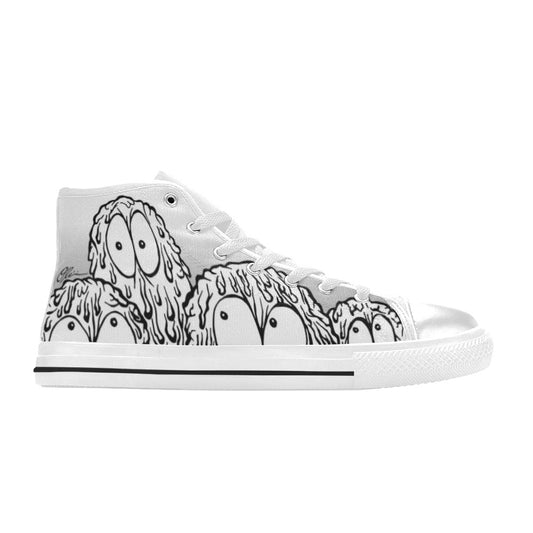 WOMEN'S Monsters High Top Canvas Aesthetic Sneakers