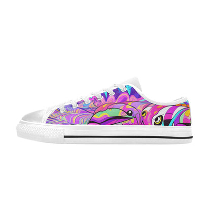 WOMEN'S Trip Art 2 Canvas Vivid Custom Sneakers