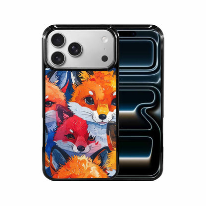 iPhone 17 Pro Max Case — Watercolor Kawaii Fox Watercolor Abstract, Original Design Phone Case