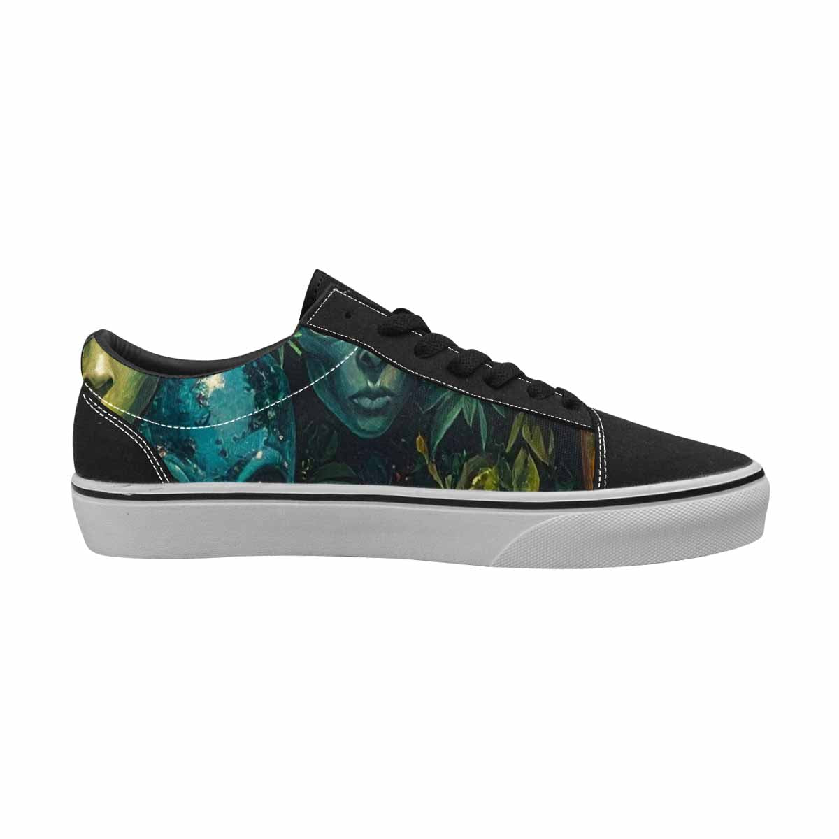 WOMEN'S Aliens Lace-Up Canvas Aesthetic Custom Shoes