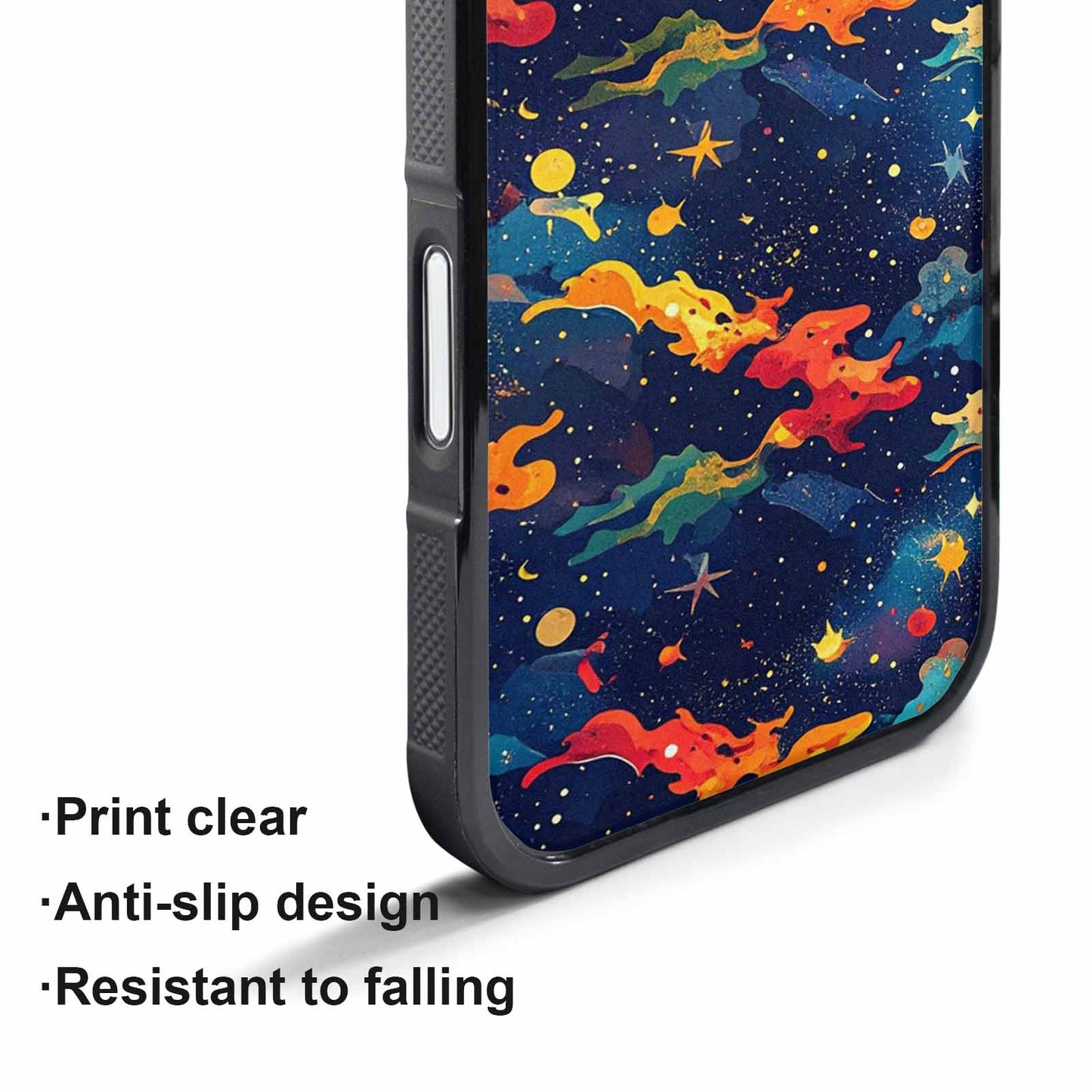 iPhone 17 Pro Max Case — Cosmic Camo Harmony Galaxy Space, Custom Phone Case