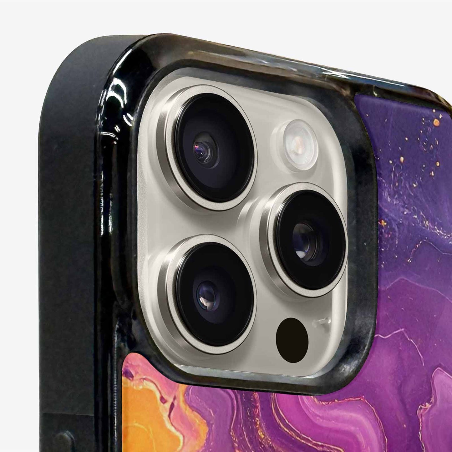 iPhone 16 Pro Case — Psychedelic Marble Tessellation, Custom Phone Case
