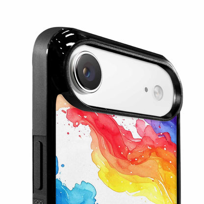iPhone 17 Air Case — Watercolor Splash Abstract Pattern Seamless Watercolor, Customized Protective Case