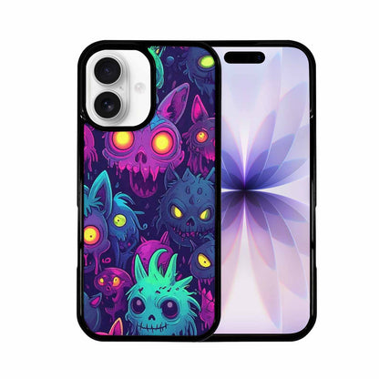 iPhone 17 Case — Mixed Toxic Glow Creature Cartoon Cute, Customized Protective Case