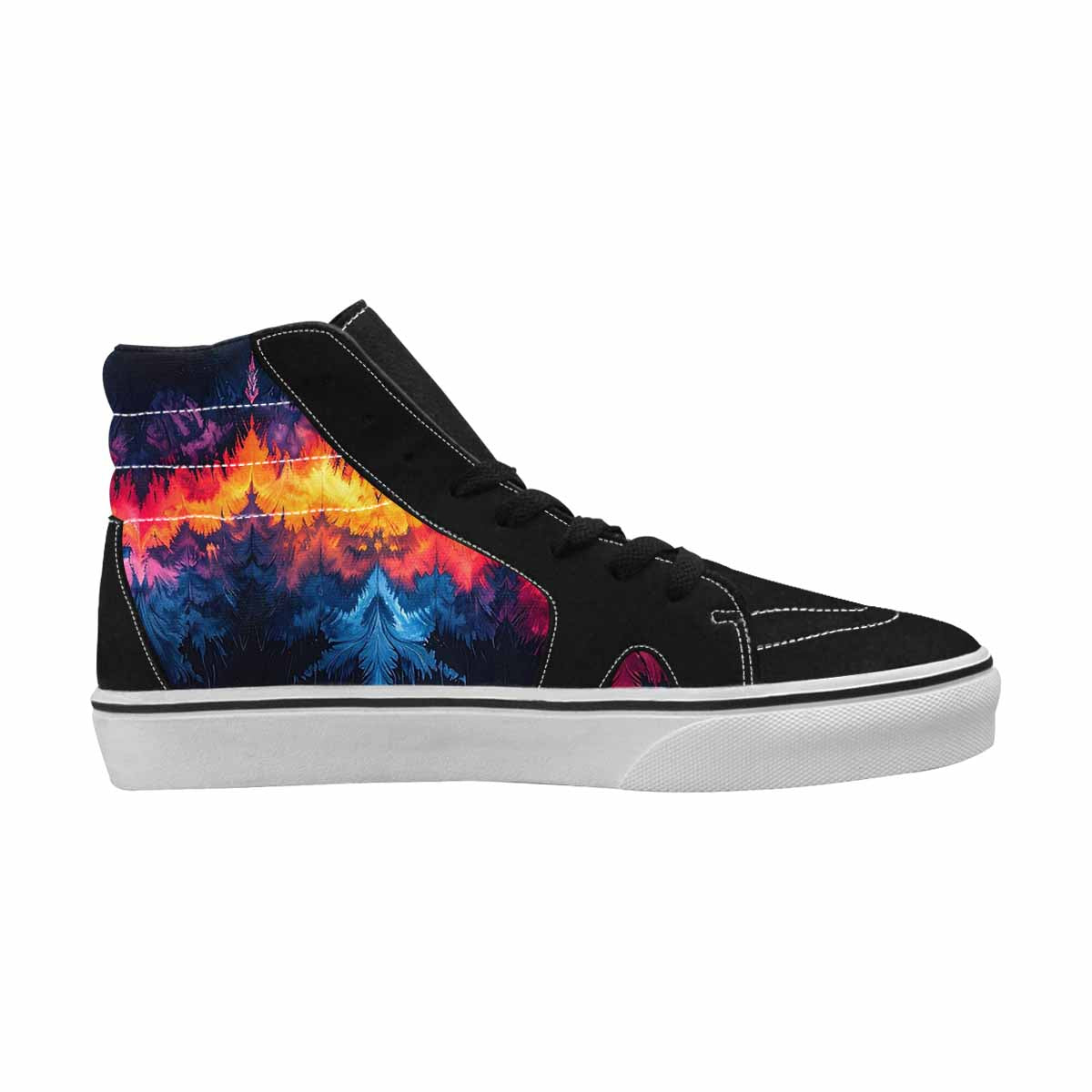 WOMEN'S Tie Dye Dark High Top Canvas Dreamcore Shoes