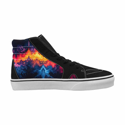 WOMEN'S Tie Dye Dark High Top Canvas Dreamcore Shoes