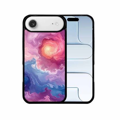 iPhone 17 Air Case — Seamless Repeating Pattern Of Overlapping Galaxy, Customized Protective Case