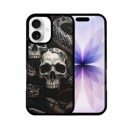 iPhone 17 Case — Skull Dark Art Gothic Print Gothic, Customized Protective Case