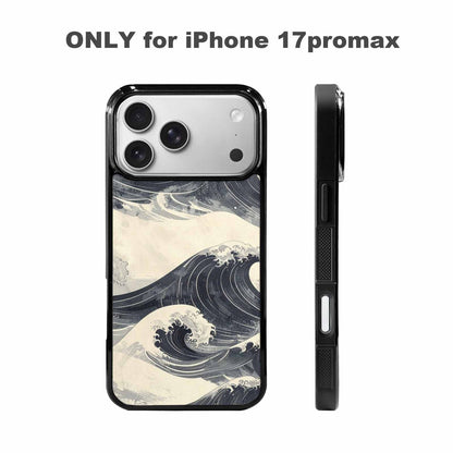 iPhone 17 Pro Max Case — Vintage Americana Wave Retro Vintage, Custom Printed Phone Case