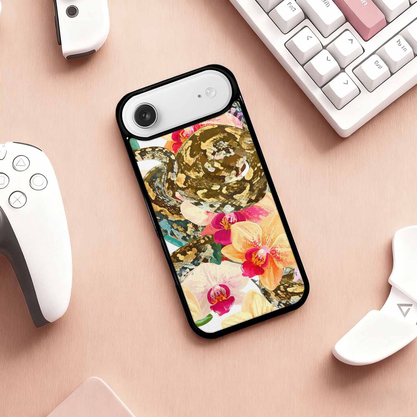 iPhone 17 Air Case — Snakes Print Floral Seamless Pattern Floral, Custom Phone Case