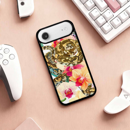 iPhone 17 Air Case — Snakes Print Floral Seamless Pattern Floral, Custom Phone Case