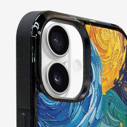iPhone 16 Plus Case — Blend All Versions Together Melting Together, Custom Phone Case