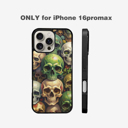 iPhone 16 Pro Max Case — Skulls Camoskulls Pattern Hu E3k, Personalized Phone Case