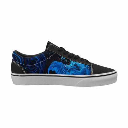 WOMEN'S Nautical Wave Lace-Up Canvas Grunge Shoes