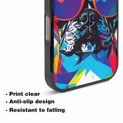 iPhone 16 Pro Case — French Bulldog Pop Art Pattern Personalized, Custom Print Case Cover